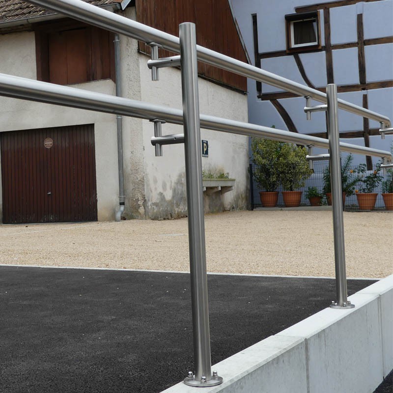 double main courante erp pmr en inox